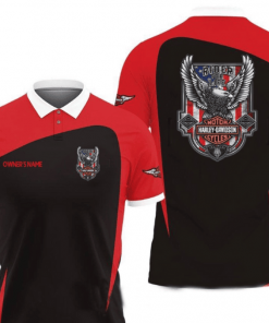 Harley Davidson Custom Name Polo Design 3D Full Printed Sizes S - 5XL NABB138