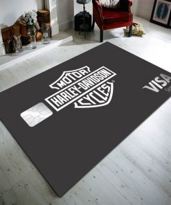 Harley Davidson Motorcycle Rug Home Floor Decor NAMA352