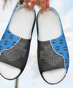 Harley Davidson Motorcycle Yeezy Slippers Shoes NAMA146