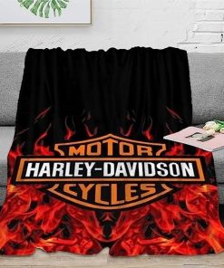 Harley Davidson Motorcycle Blanket NAMA528