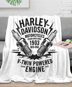 Harley Davidson Motorcycle Blanket NAMA511