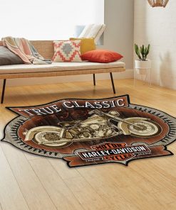 Harley Davidson Motorcycle Rug Home Floor Decor NABB76