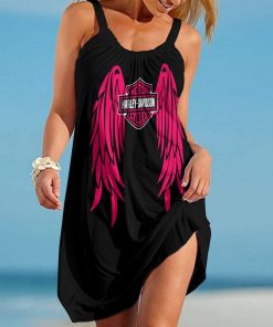 Harley Davidson Beach Dress Design 3D Full Printed Size S - 5XL-NABC03