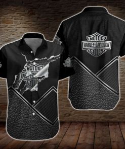 Harley Davidson Button Shirt Design 3D Full Printed Sizes S - 5XL NABC97