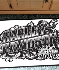 Harley Davidson Motorcycle Doormat NALA461