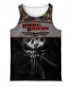 Harley Davidson Tank Top Design 3D Full Printed Sizes S - 5XL - NABC158S