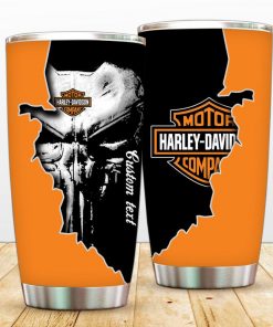 Harley Davidson Custom Name Stainless Steel 20 Oz Tumbler- NAMA232