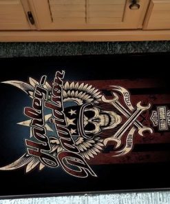 Harley Davidson Motorcycle Doormat NALA488