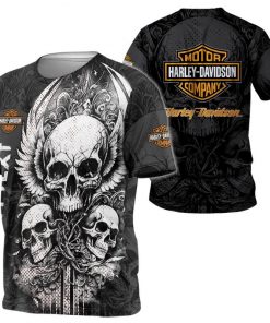 Harley Davidson T-Shirt Design 3D Full Printed Sizes S - 5XL - NAMA101