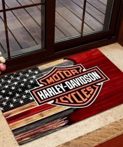 Harley Davidson Motorcycle Doormat NABD115