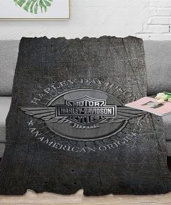 Harley Davidson Motorcycle Blanket NABC182