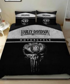 Harley Davidson Bedding Set Cover Design 3D - NABB154