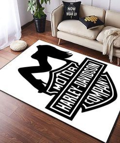 Harley Davidson Motorcycle Rug Home Floor Decor NAMA21