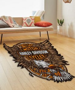 Harley Davidson Motorcycle Rug Home Floor Decor NABB70