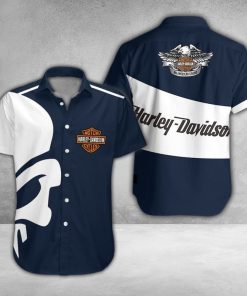 Harley Davidson Button Shirt Design 3D Full Printed Sizes S - 5XL NABC85