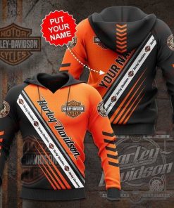 Harley Davidson Custom Name Hoodie Design 3D Full Printed Sizes S - 5XL - NAOA286