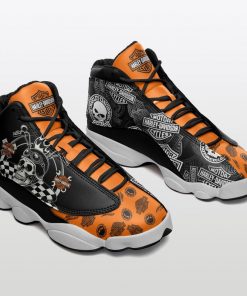 Harley Davidson Motorcycle Black Air Jordan 13 - NMAP347