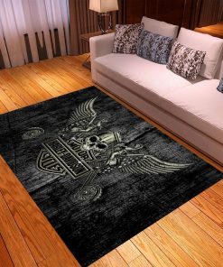 Harley Davidson Motorcycle Rug Home Floor Decor NAMA345