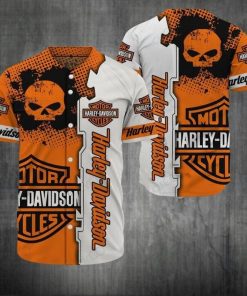 Harley Davidson Baseball Shirt Design 3D Full Printed High Quality - NAOA115