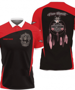 Harley Davidson Custom Name Polo Design 3D Full Printed Sizes S - 5XL NABB124