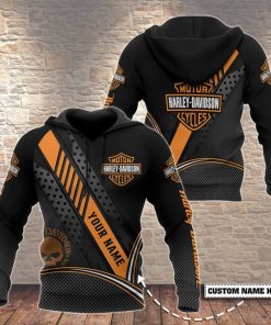 Harley Davidson Custom Name Hoodie Design 3D Full Printed Sizes S - 5XL - NAOA254