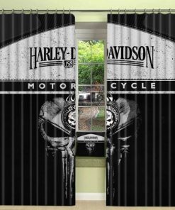 Harley Davidson Curtain Design 3D Full Printed NABB367