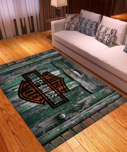 Harley Davidson Motorcycle Rug Home Floor Decor NABD196