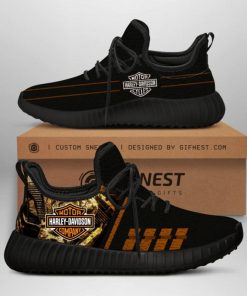Harley Davidson Yeezy Shoes Design 3D Full Printed NMQE157