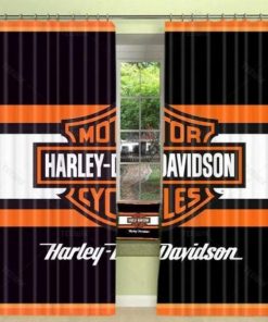 Harley Davidson Curtain Design 3D Full Printed NABB355
