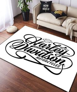 Harley Davidson Motorcycle Rug Home Floor Decor NAMA28