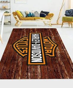 Harley Davidson Motorcycle Rug Home Floor Decor NABC168