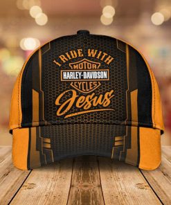 Harley Davidson I Ride With Jesus Classic Cap NAOA102
