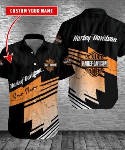 Harley Davidson Custom Name Button Shirt Design 3D Full Printed Sizes S - 5XL NAOA237