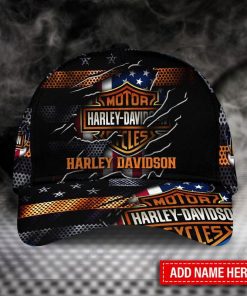 Harley Davidson Motorcycle Custom Name Classic Cap NAOA59
