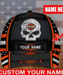Harley Davidson Motorcycle Custom Name Classic Cap NAOA85