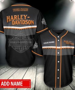 Harley Davidson Custom Name Baseball Shirt Design 3D Full Printed High Quality - NAOA121
