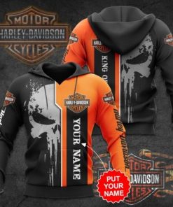 Harley Davidson Custom Name Hoodie Design 3D Full Printed Sizes S - 5XL - NAOA269