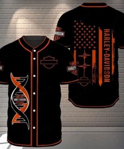 Harley Davidson Baseball Shirt Design 3D Full Printed High Quality - NAOA116