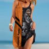 Harley Davidson Beach Dress Design 3D Full Printed Size S - 5XL-NAOA03