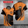 Harley Davidson Custom Name Button Shirt Design 3D Full Printed Sizes S - 5XL NAOA236