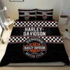 Harley Davidson Bedding Set Cover Design 3D - NASA416