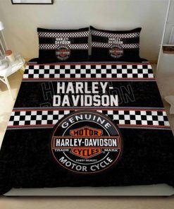Harley Davidson Bedding Set Cover Design 3D - NASA416