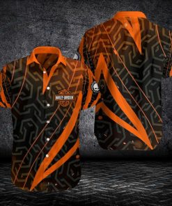 Harley Davidson Button Shirt Design 3D Full Printed Sizes S - 5XL NASA365