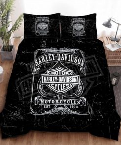 Harley Davidson Bedding Set Cover Design 3D - NASA419