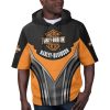 Harley Davidson Motorcycle Short Sleeve Hoodie NMAR98