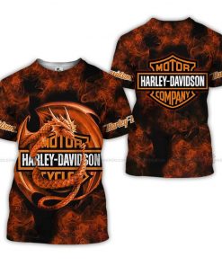 Harley Davidson T-Shirt Design 3D Full Printed Sizes S - 5XL - NMQI27A