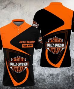 Harley Davidson Custom Name Polo Design 3D Full Printed Sizes S - 5XL NASA408