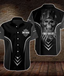 Harley Davidson Button Shirt Design 3D Full Printed Sizes S - 5XL NASA400