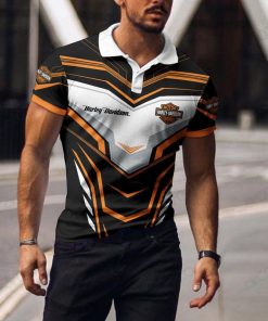 Harley Davidson Polo Design 3D Full Printed Sizes S - 5XL NASA407