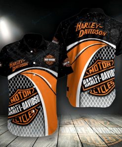 Harley Davidson Button Shirt Design 3D Full Printed Sizes S - 5XL NASA374